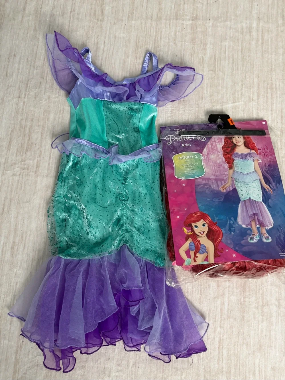 Ariel Mermaid Costume and Wig